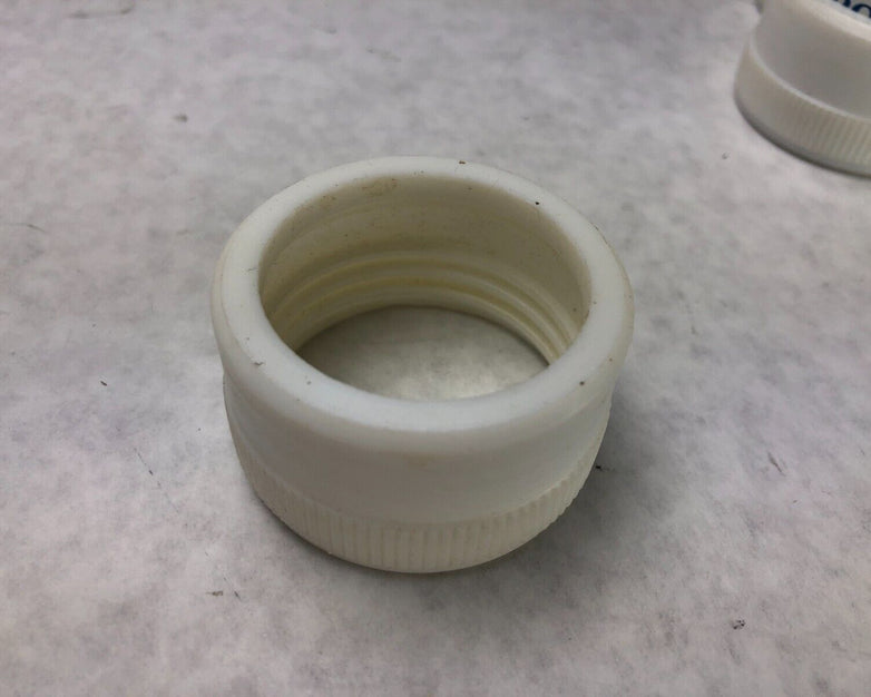 Lot of 5 LabGlass Biotech Three Hole Cap Chromeware