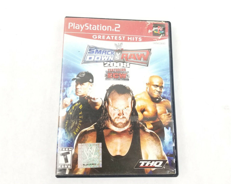 WWE Smackdown VS Raw 2008 With Manual.