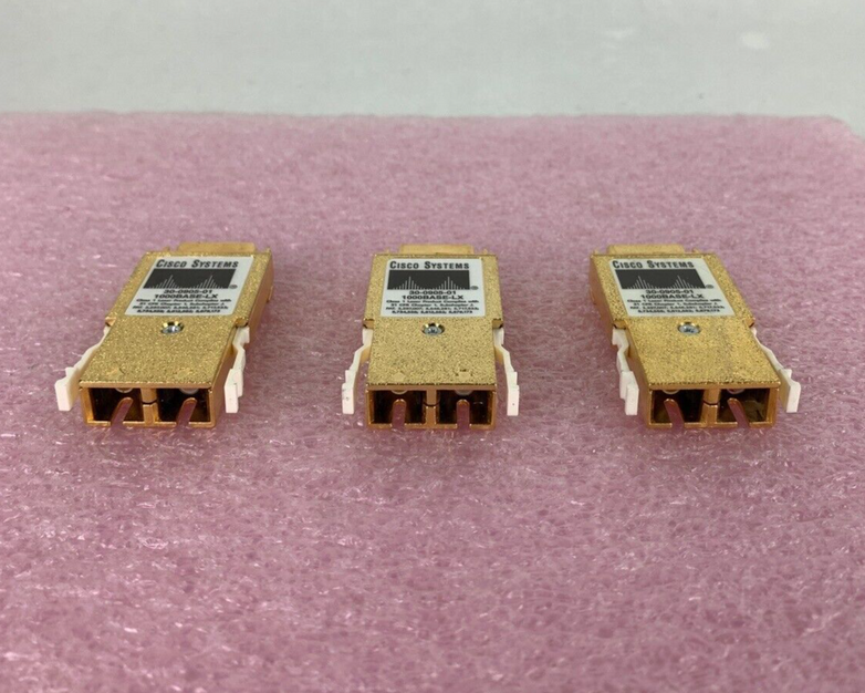 Lot 3 Cisco 30-0905-01 1000Base-LX GBIC Optical Transceiver Module