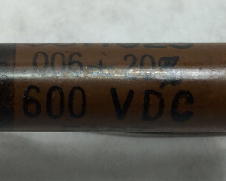 38H623 .006 600VDC 178703 Capacitor Lot of 4