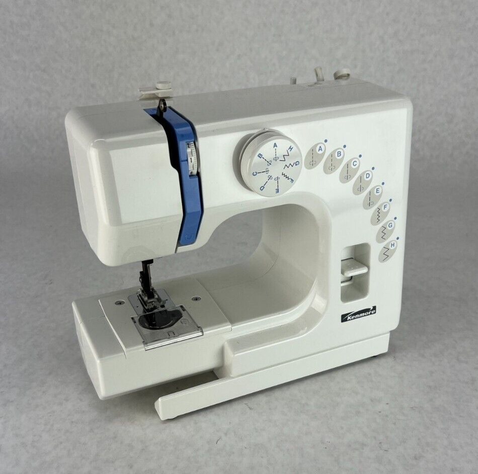Sears Kenmore 20 11803 Beginner Sewing Machine Horizontal Drop In Bobbin  Opened