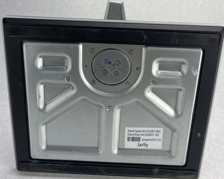Jarlly 921007-0001 Monitor Stand Base E233-V2 Black and Silver 920693-702