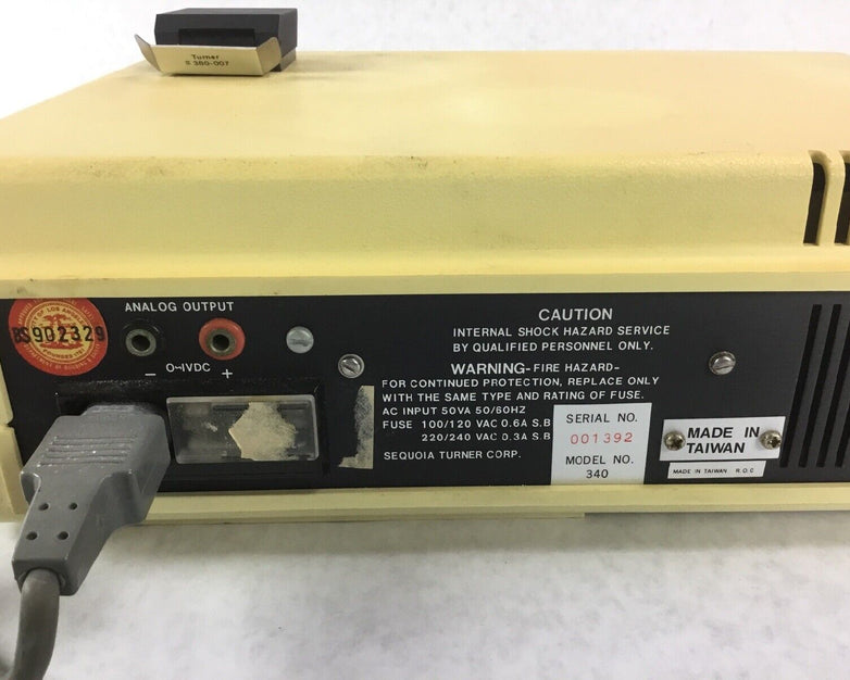 Sequoia-Turner Model 340 Spectrophotometer