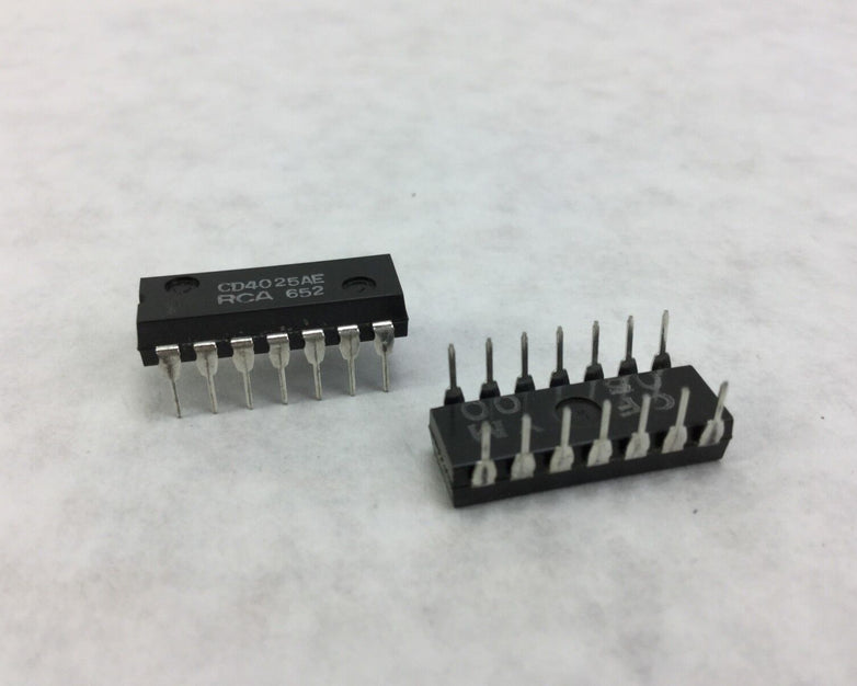 Genuine RCA CD4025AE Integrated Circuits Lot of 19