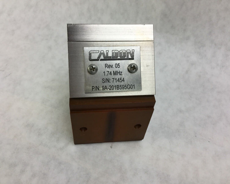 Caldon 9A-201B595G01 1.74 MHz CW 7983 OW 38.00 HW .635 Untested