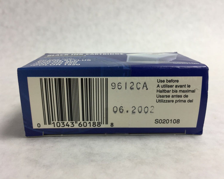 Genuine Epson Black Ink Cartridge S020108