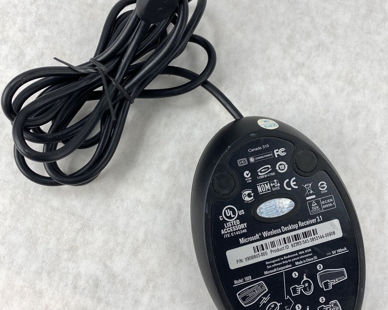 Microsoft 1028 X806603-005 USB Wireless Optical Mouse Receiver 3.1 ONLY