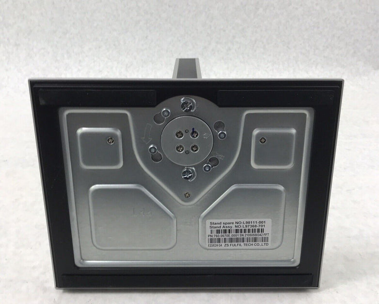 Lot of 2 HP L97368-701 Monitor Stand E23/E24 Black and Silver L98111-001