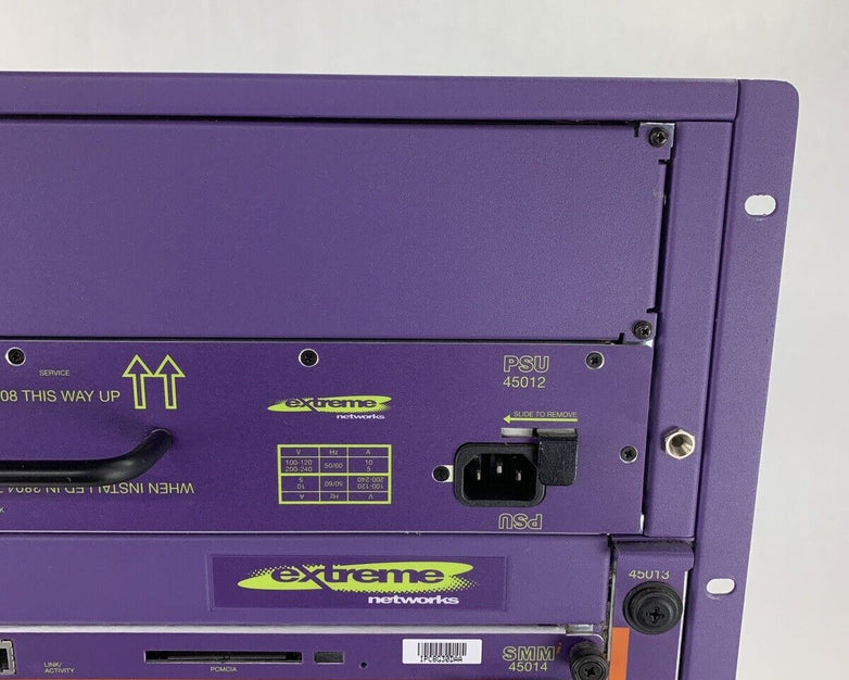 Extreme Networks Alpine 3808 9 Slot Switch 45080 6x FM-32T 1x WM-4T1 1x GM-4X