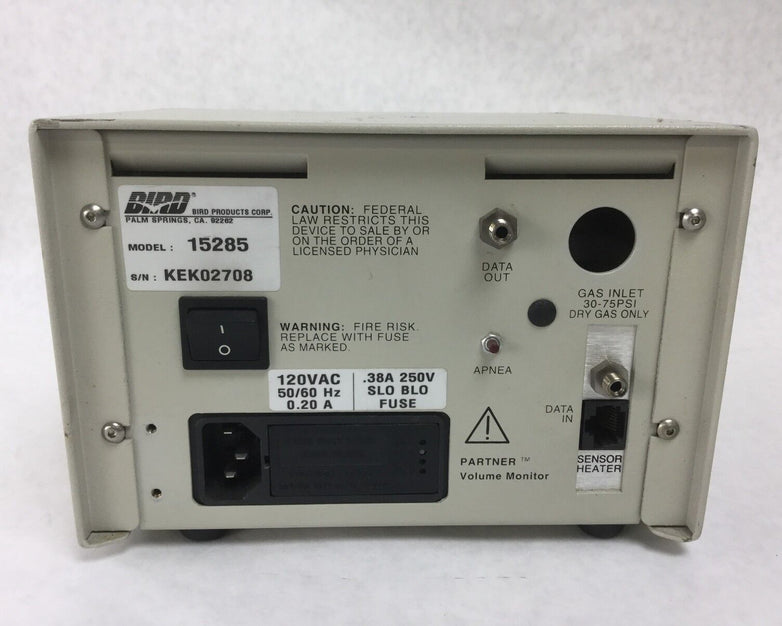 Bird Partner IIi Monitor 15285 Untested Powers On Includes Power Cord