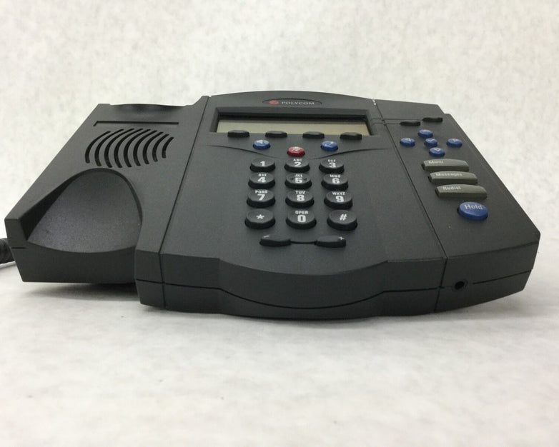 POLYCOM SoundPoint IP 430 SIP Includes Back Stand Plate Tested WORKS
