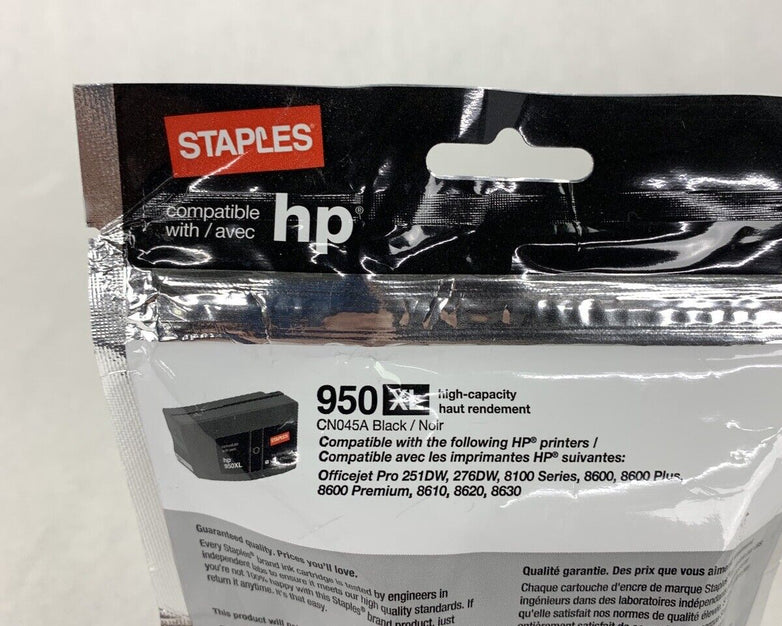 New OEM Sealed Staples 950xl Black 950XL CN045A High Capacity Cartridge