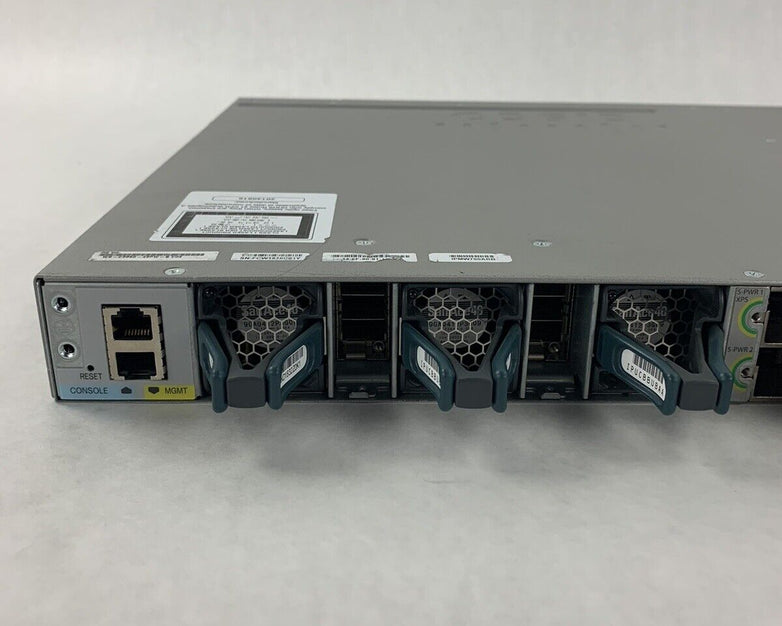 Cisco Catalyst WS-C3850-48PW-S 48 Port Ethernet Switch W/ C3850-NM-4-1G Module