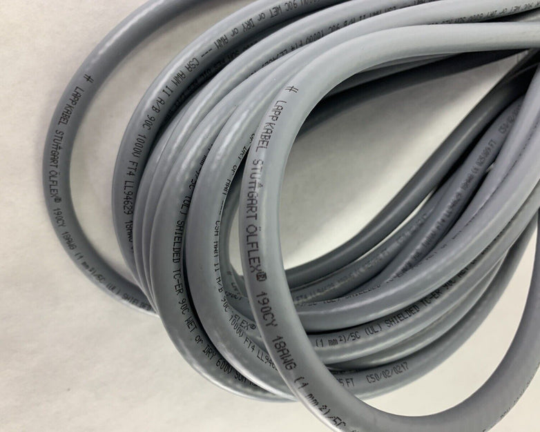 45" Lapp Kabel OLFLEX 190 CY 25G1 Control Cable 18 AWG 25 Conductors