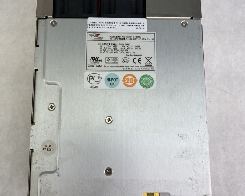 Emacs B011190001 472W MRG-6500P-R Redundant 2 Fan PSU Server Power Supply
