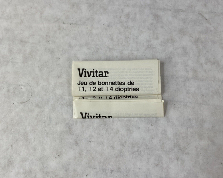 Vivitar Close Up Lens Set 58 +1 +2 +4 w/ Original Box & Case