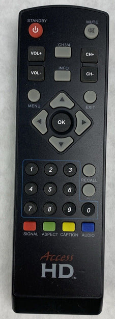 Access HD RC43D Remote Control DTA1030 Converter Box