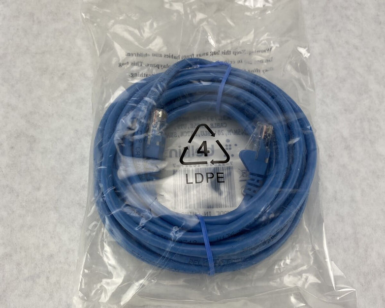 Belkin A3L791-20-BLU-S 20ft Cable Cat5e UTP RJ45 M/M Blue Snagless Patch Cable