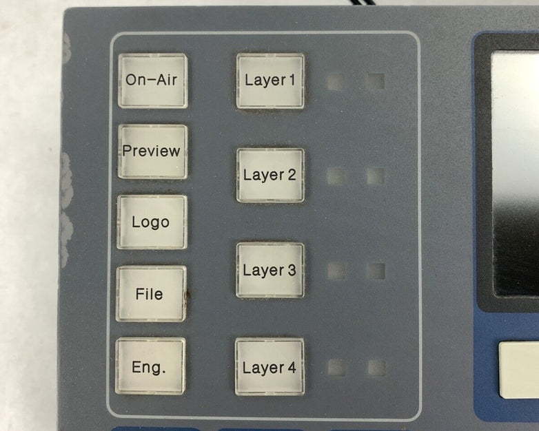 Harris Leitch MGI-RCP-DM LogoMotion II Remote Control Panel LCD Display Keypad
