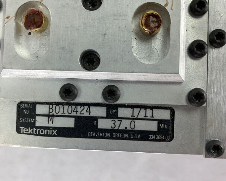 Tektronix TDC2 UHF Tunable Down Converter Untested