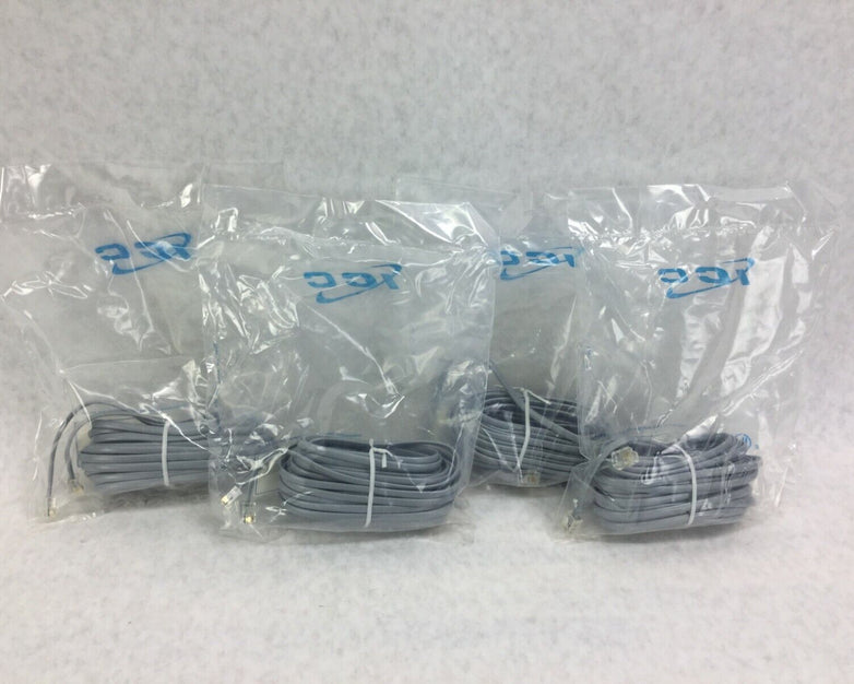 ICC ICLC425FSV 25' ft Flat Line Cord Lot of 4 Sealed Packages