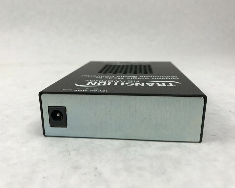 Transition Networks Stand-Alone Media Converter SFMFF w/ Power Supply 1315-220