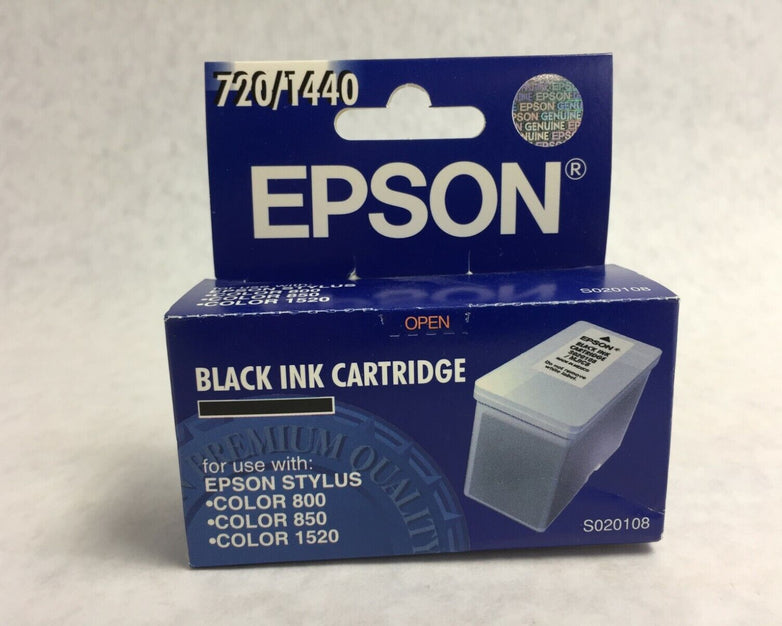 Genuine Epson Black Ink Cartridge S020108