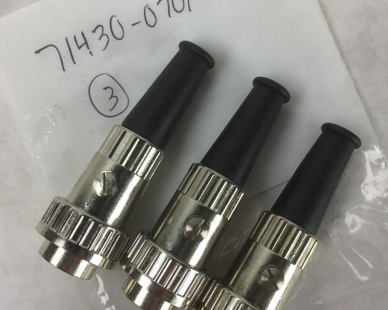 PREH 71430-070-0000, DIN MALE LOCKING COR, Lot of 3