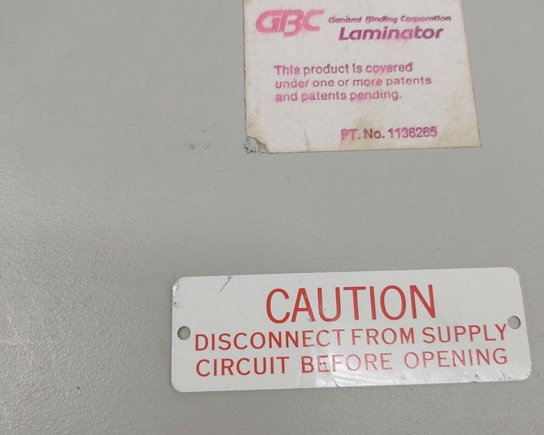 GBC Laminator General Binding Corporation Protector Model 501LM2