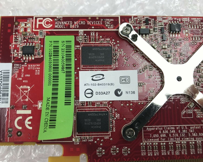 ATI Radeon 256MB PCI-E Graphics Cards 109-B62941-00 ATI-102-B62902(B) Lot of 5