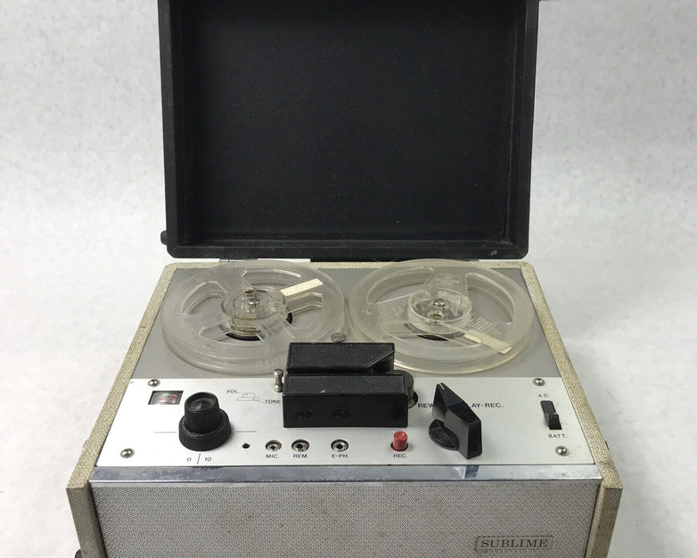 Vintage Sublime Portable Reel to Reel