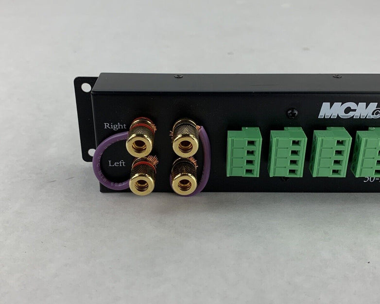MCM Custom Audio Model 50-2204 Speaker Distribution Panel Box Opened