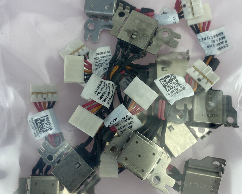 10x Dell 0XNJ46 OEM Latitude 3189series DC-IN Power Jack Cable AMA01 DC30100ZR00