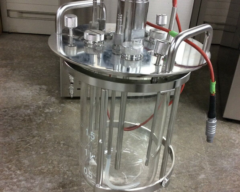 Sartorius Stedim Biotech Biostat DCU Touch Tower B-DCU Bioreactor w Glass Vessel