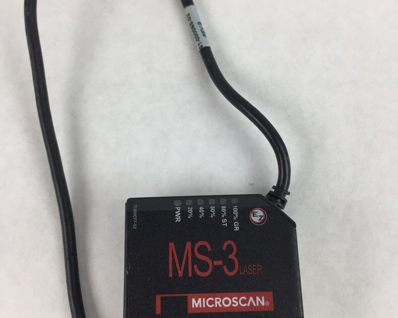 Microscan Siemens MS-3 Laser Barcode Scanner Reader 067-1552-01B