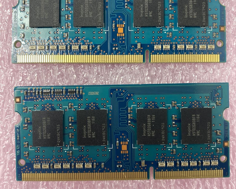 Lot( 2 ) 2GB Hynix HMT325S6BFR8C-H9 SO-DIMM 1333 MHz PC3-10600 DDR3 SDRAM Memory