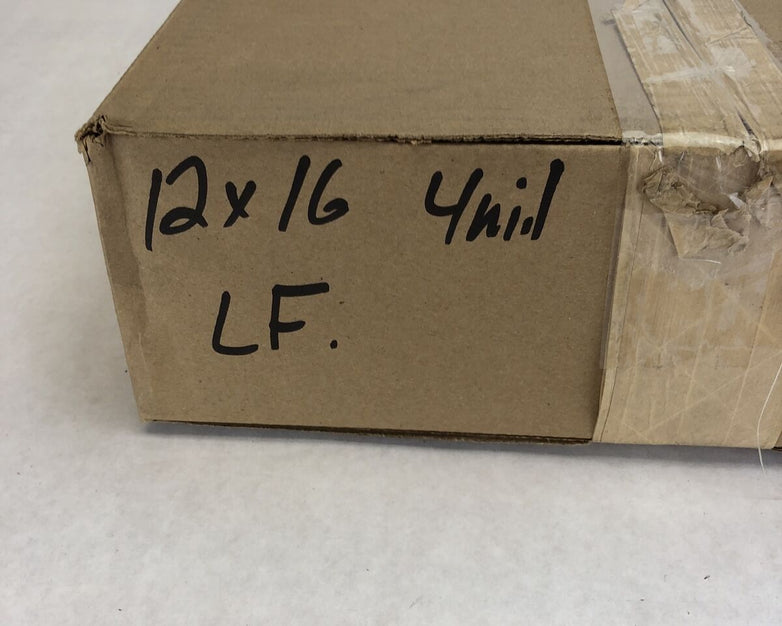 500- 12x16" Clear Poly Bags Lay-Flat 4mil
