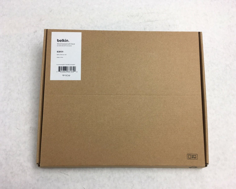 Belkin B2B131 Wired Keyboard With 30-Pin Connector For Apple iPad # 6396
