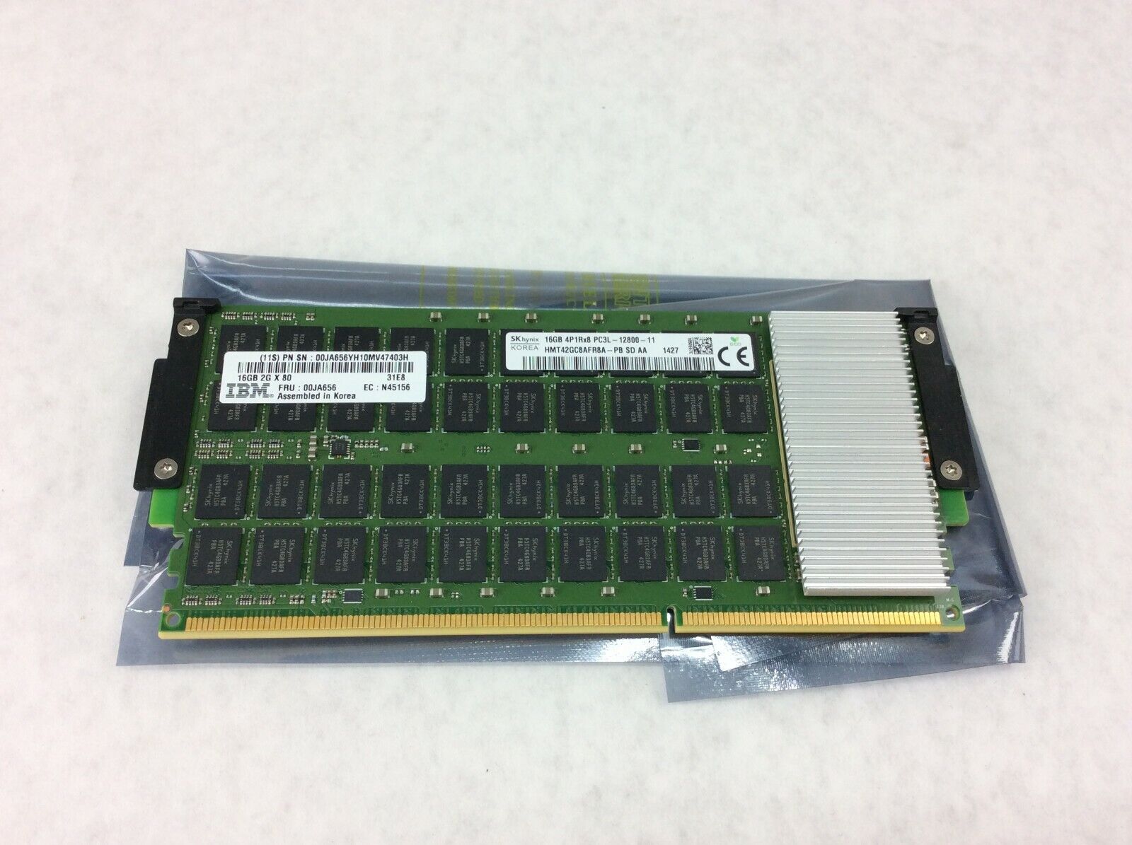 IBM 00JA656 16GB 2Gx80 SK Kynix 4P1Rx8 PC3L-12800 Memory
