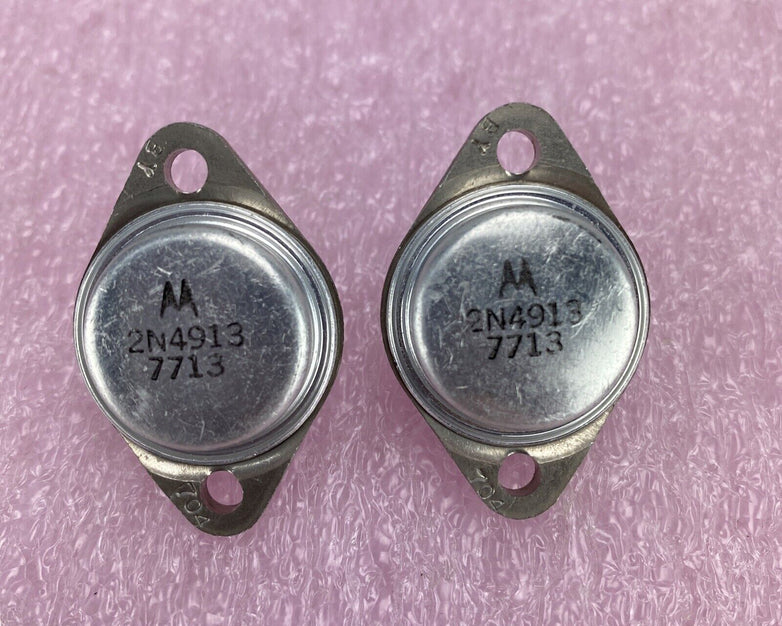 Lot( 2 ) Motorola 2N4913 Bipolar Transistor 7713