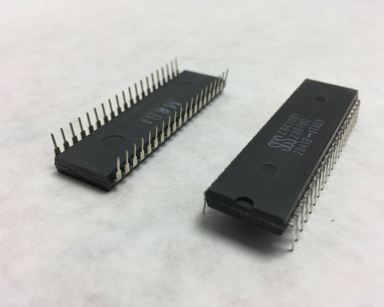 (2) SGS Z8420B1 PIO Parallel In/Out Controller NOS Lot of 2