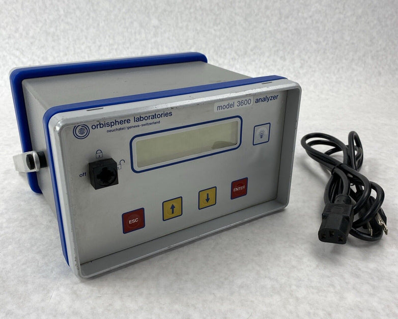 Orbisphere Laboratories Model 3600 Analyzer w/ Power Adapter