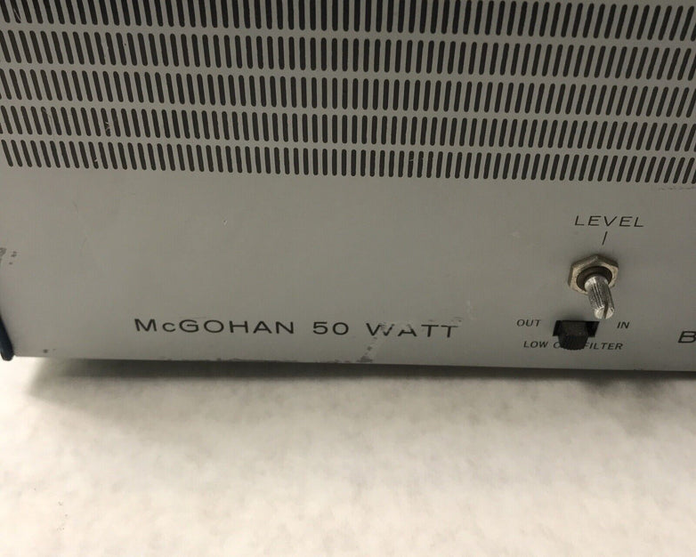 McGohan MS-501 Electronic 50 Watt Booster Amplifier
