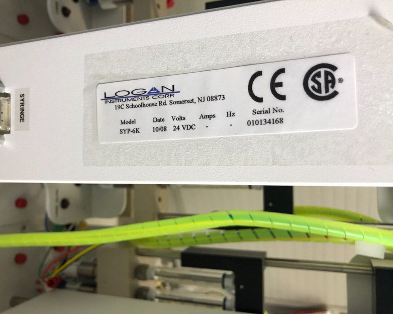 Logan Instruments SCT-480 SYP-6K Automated Syringe Pipette System