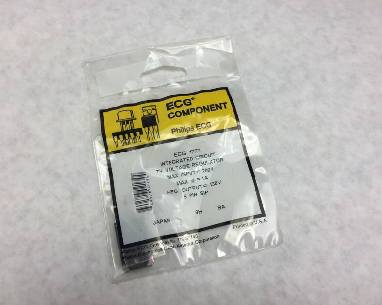 Phillips ECG1777 130V IC TV Voltage Regulator 130V 5 Pin Factory Sealed