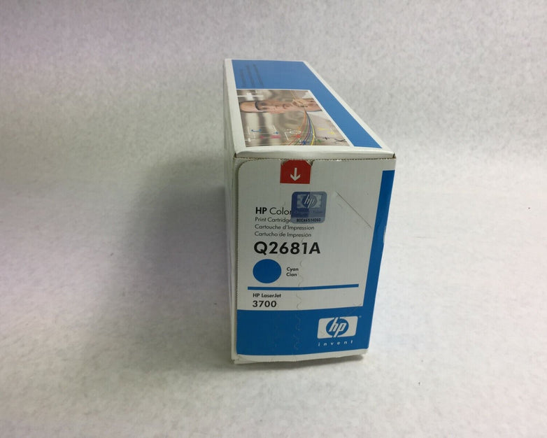 Genuine HP Laserjet Q2681A Cyan Toner Cartridge Factory Sealed Box