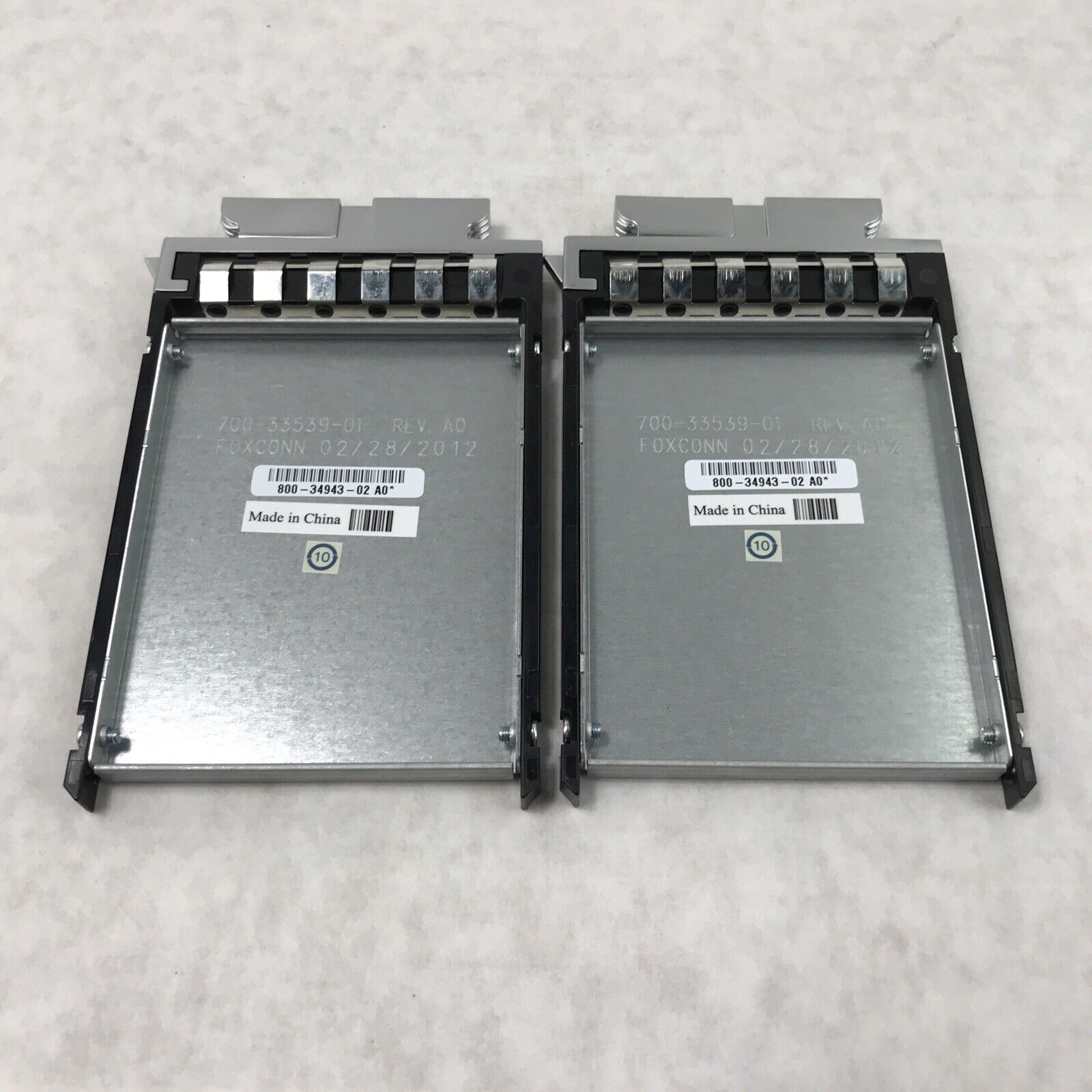 (Lot of 2) Foxconn 700-33539-01 Hard Drive Caddies