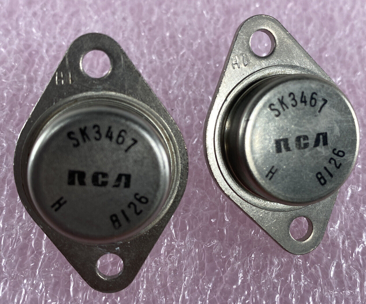 Lot of ( 2 ) RCA SK3467 NPN Transistor H 8126