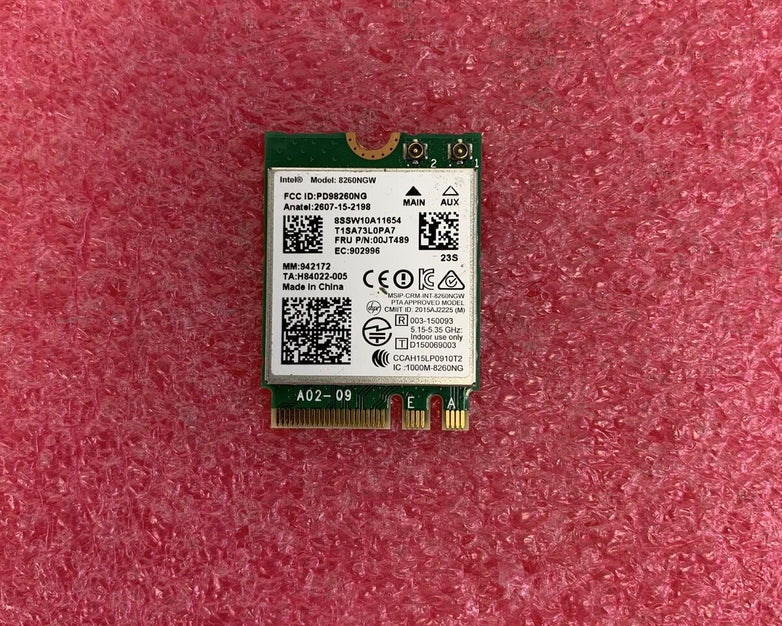 Intel 8260NGW Dual Band Wireless-AC Bluetooth WiFi M.2 Card