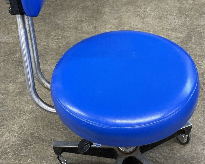 Vintage Dentsply 6465 Adjustable Medical Doctor Dentist Exam Stool Chair USA